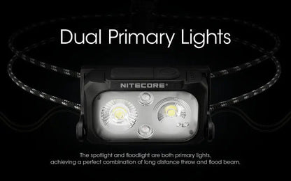 Lampe Frontale Nitecore NU25UL – 400 Lumens  NYCTALOPE  