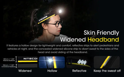 Lampe Frontale Nitecore NU43 – 1400 Lumens  NYCTALOPE  