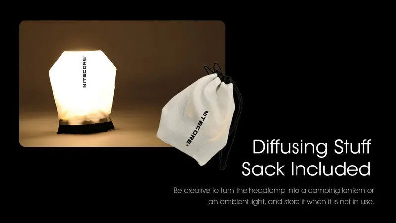 Lampe Frontale Nitecore UT27 NEW PRO – 800 Lumens - Blanche  NYCTALOPE  