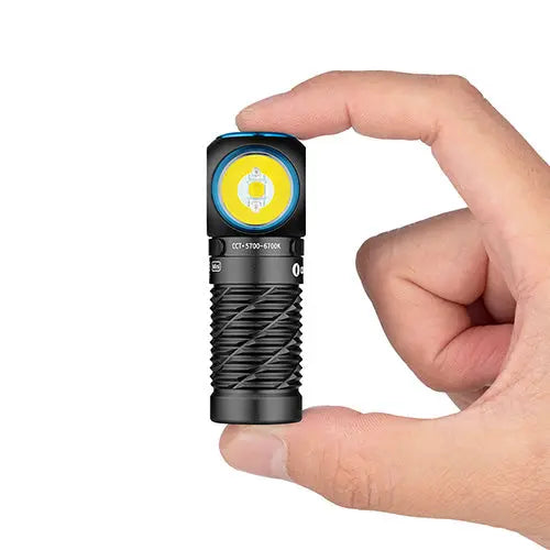 Lampe Frontale Olight Perun 3 Mini 1250 Lumens - Rechargeable - Double Source Lumineuse - Édition Standard - NYCTALOPE