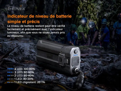 Lampe Frontale Rechargeable Fenix HP30R V2.0 – 3000 Lumens - NYCTALOPE