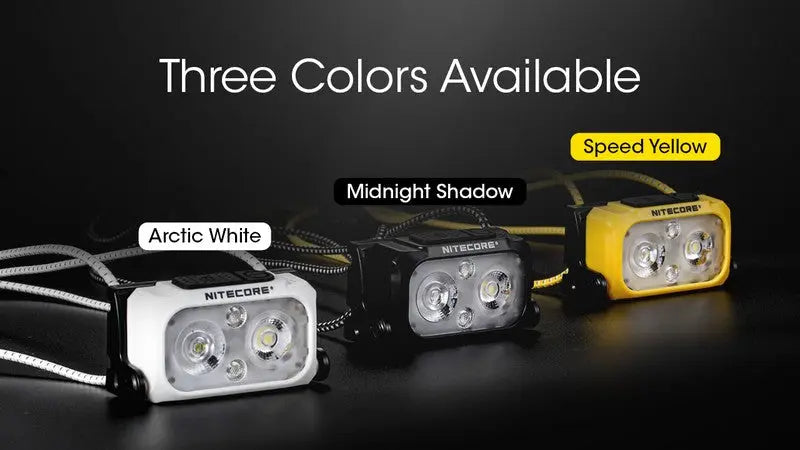 Lampe Frontale spéciale course Nitecore NU21 Noir – 360 Lumens – Rechargeable  NYCTALOPE  