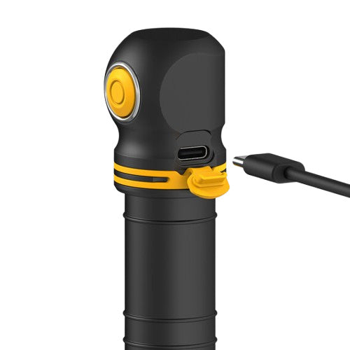 Lampe Frontale Armytek Elf C2 Max LR 4500 Lumens - Portée 235m Longue Distance - 4 en 1 - Rechargeable USB-C