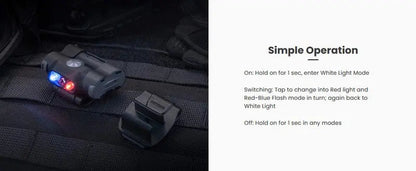 Lampe Multifonction Nextorch UL12- 17 Lumens - lumière de secours de sécurité et d'avertissement  NYCTALOPE  