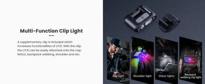 Lampe Multifonction Nextorch UT31 - 220 Lumens - lumière de secours de sécurité et d'avertissement  NYCTALOPE  