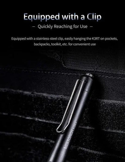 Lampe Nextorch K3RT - 330 Lumens - lampe tactique self défense  NYCTALOPE  