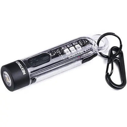 Lampe Nextorch K40 - 300 Lumens / UV / flash rouge et bleu, rechargeable, pour porte-clés  NYCTALOPE  