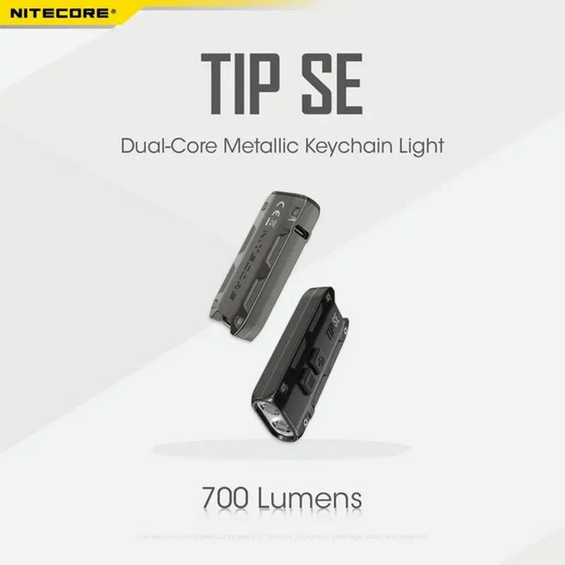 Lampe Nitecore TIP SE – 700 Lumens - Rechargeable USB-C - NYCTALOPE