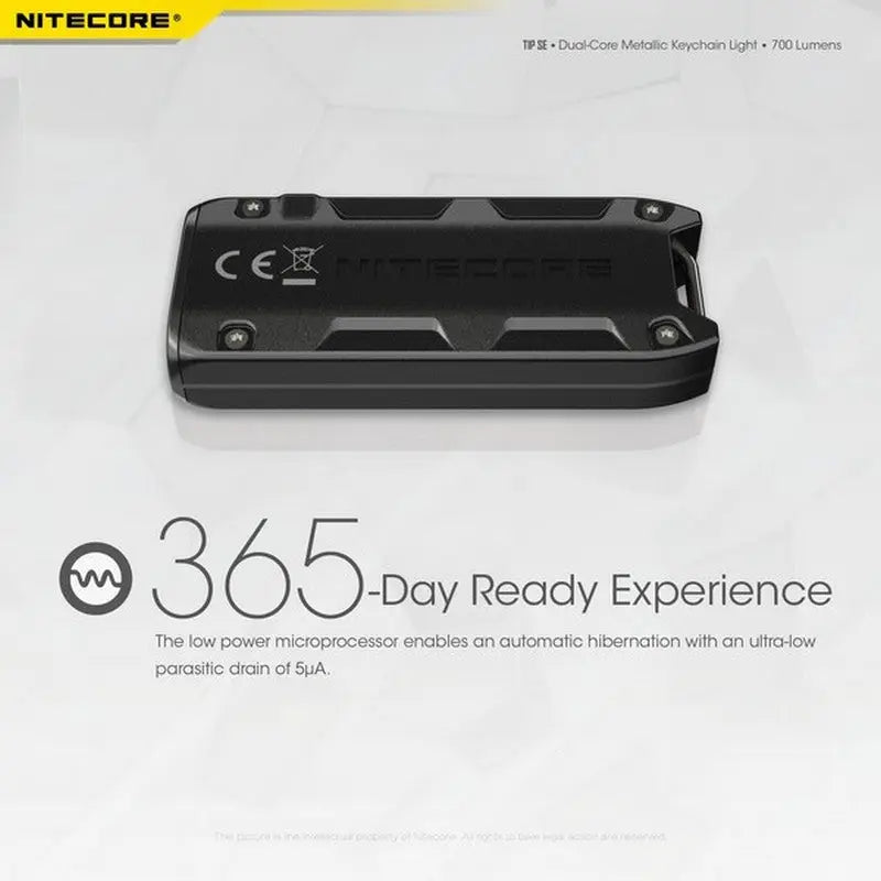 Lampe Nitecore TIP SE – 700 Lumens - Rechargeable USB-C - NYCTALOPE