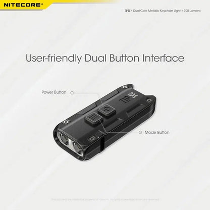 Lampe Nitecore TIP SE – 700 Lumens - Rechargeable USB-C - NYCTALOPE