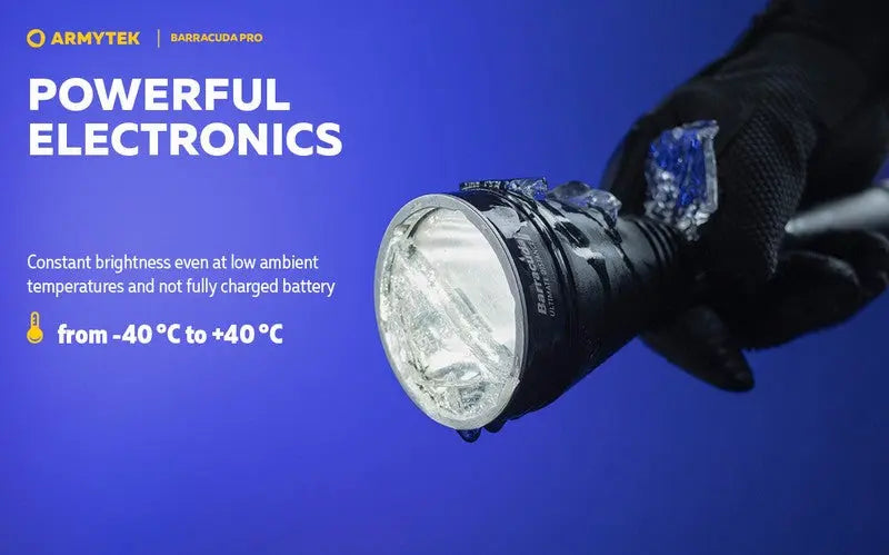 Lampe Torche Armytek Barracuda Pro V2 XHP35 – 1850/1720 Lumens - NYCTALOPE