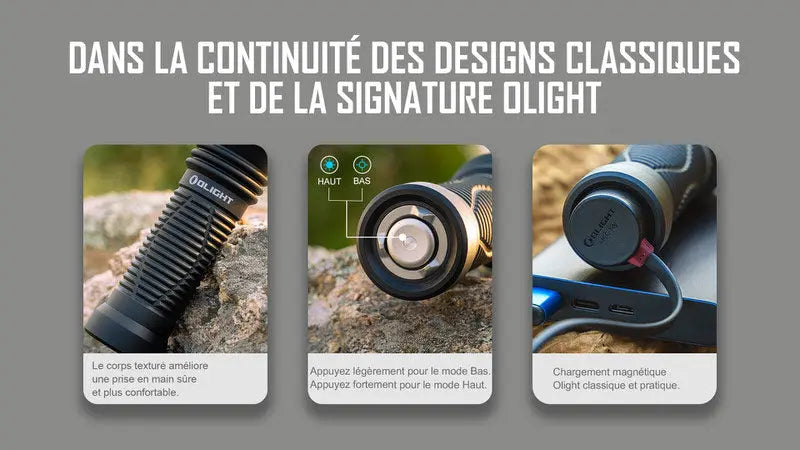 Lampe Torche EDC Olight Javelot Mini – 1000 Lumens  NYCTALOPE  