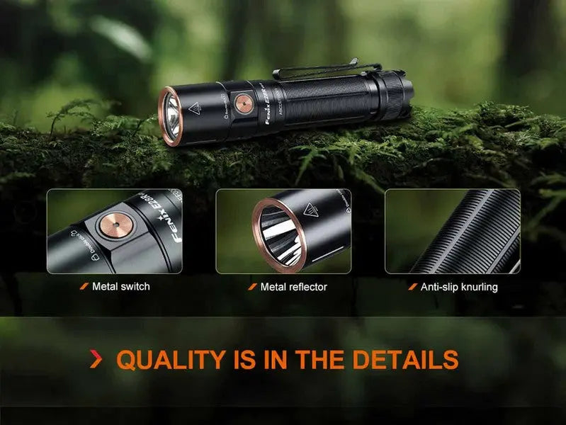 Lampe Torche Fenix E28R V2.0 - 1700 Lumens - Rechargeable USB-C  NYCTALOPE  