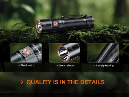 Lampe Torche Fenix E28R V2.0 - 1700 Lumens - Rechargeable USB-C  NYCTALOPE  