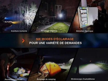 Lampe Torche Fenix E35R – 3100 Lumens - NYCTALOPE