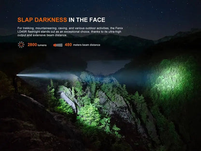 Lampe Torche Fenix LD45R - 2800 Lumens - Floodlight ou Spotlight  NYCTALOPE  