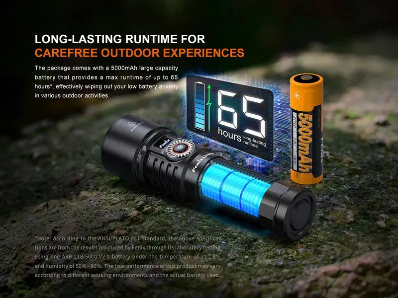 Lampe Torche Fenix LD45R - 2800 Lumens - Floodlight ou Spotlight  NYCTALOPE  