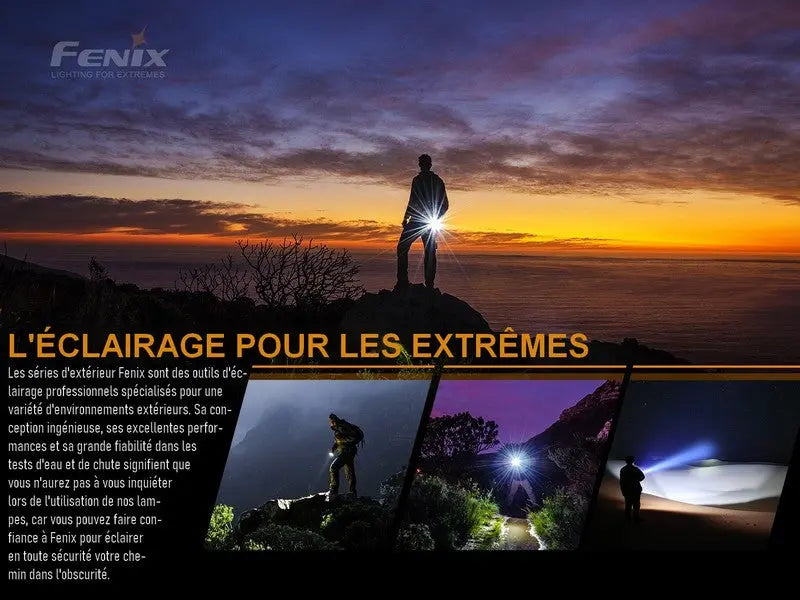Lampe Torche Fenix PD25R – 800 Lumens  NYCTALOPE  