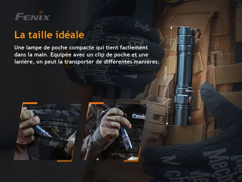 Lampe Torche Fenix PD35 V3.0 – 1700 Lumens - NYCTALOPE