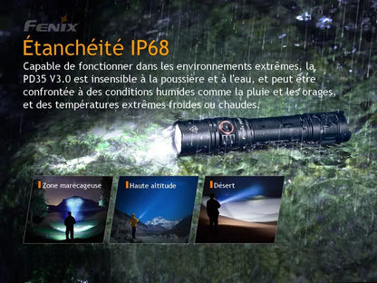 Lampe Torche Fenix PD35 V3.0 – 1700 Lumens - NYCTALOPE