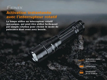 Lampe Torche Fenix PD40R V2.0 – 3000 Lumens  NYCTALOPE  