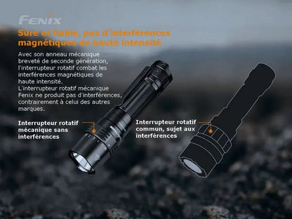Lampe Torche Fenix PD40R V2.0 – 3000 Lumens  NYCTALOPE  