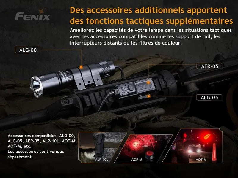 Lampe Torche Fenix TK16 V2.0 – 3100 Lumens  NYCTALOPE  