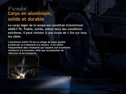 Lampe Torche Fenix TK16 V2.0 – 3100 Lumens  NYCTALOPE  