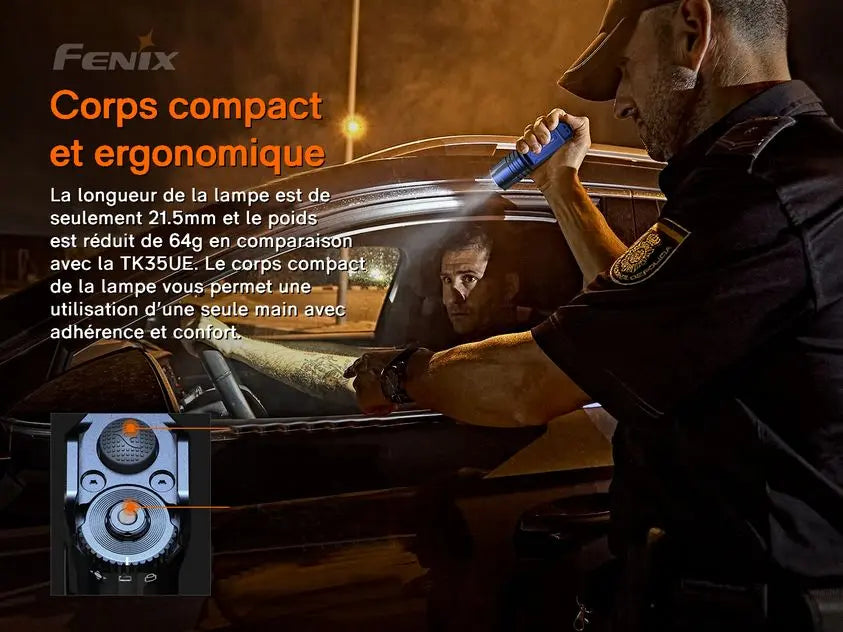 Lampe Torche Fenix TK35UE V2.0 – 5000 Lumens  NYCTALOPE  