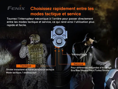 Lampe Torche Fenix TK35UE V2.0 – 5000 Lumens  NYCTALOPE  