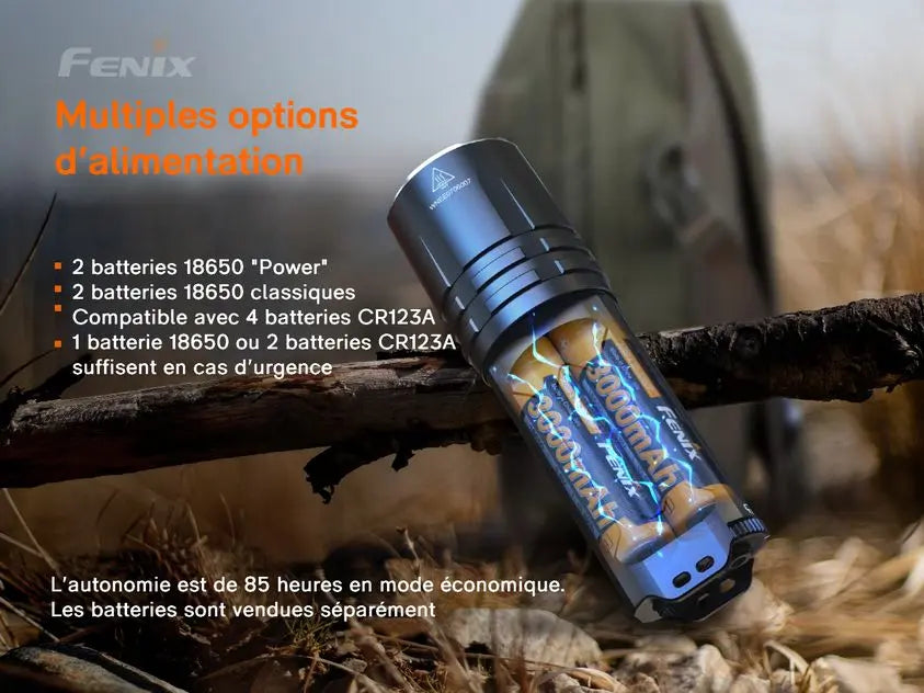 Lampe Torche Fenix TK35UE V2.0 – 5000 Lumens  NYCTALOPE  