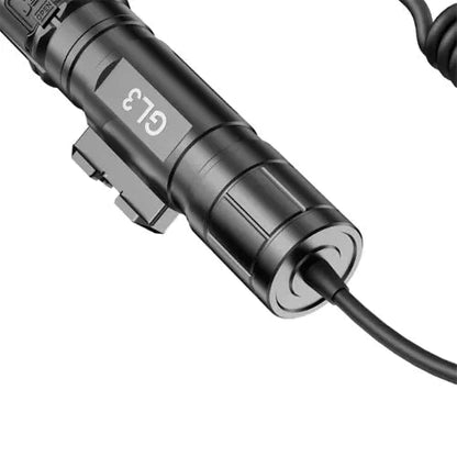 Lampe Torche Klarus GL3 - 2100 Lumens – Rechargeable + support M-LOK + Interrupteur déporté  NYCTALOPE  