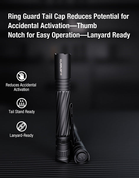 Lampe Torche Klarus P2 - 1000 Lumens – Lampe stylo EDC Rechargeable  NYCTALOPE  