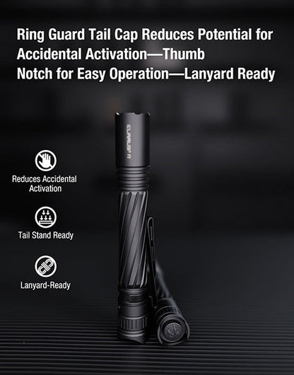 Lampe Torche Klarus P2 - 1000 Lumens – Lampe stylo EDC Rechargeable  NYCTALOPE  