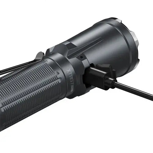 Lampe Torche Klarus XT11GT PRO V2 GRIS BETON – 3300 Lumens tactique et rechargeable  NYCTALOPE  