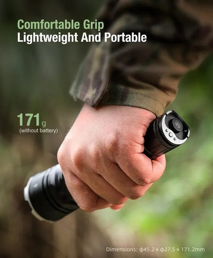 Lampe Torche Klarus XT12GT PRO – 1600 Lumens - Tactique et rechargeable  NYCTALOPE  