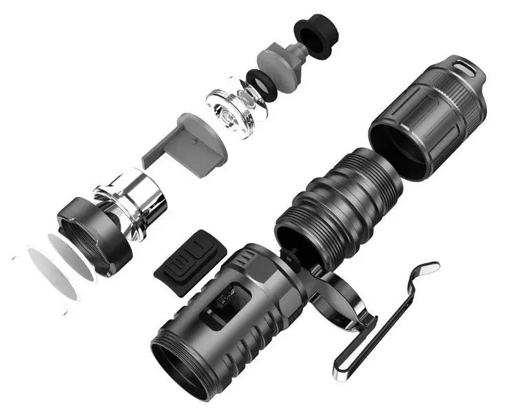Lampe Torche Klarus XT1C PRO - 1000 Lumens pour casque tactique  NYCTALOPE  