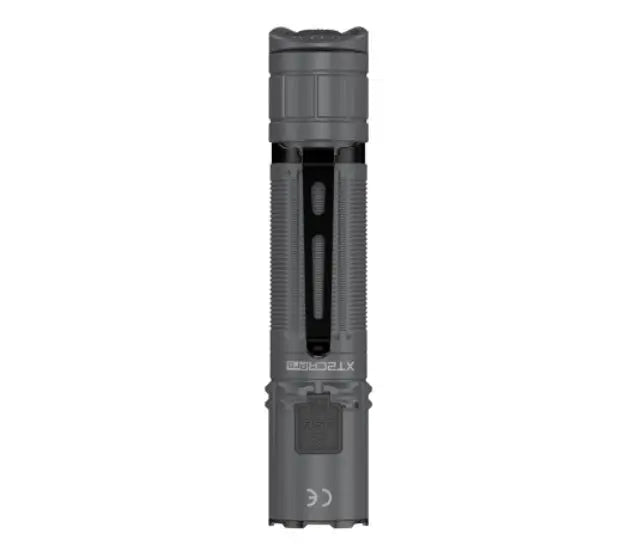 Lampe Torche Klarus XT2CR PRO GRIS BETON – 2100 Lumens tactique et rechargeable  NYCTALOPE  