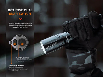 Lampe Torche Laser Fenix HT30R – 500 Lumens  NYCTALOPE  