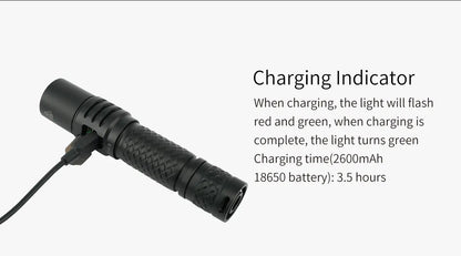 Lampe Torche MecArmy MOT10 – 900 Lumens - NYCTALOPE