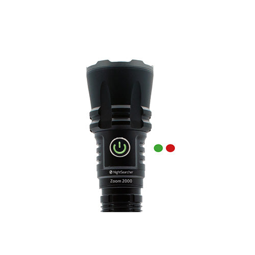 Lampe Torche Nightsearcher Zoom 2000 - 2000 Lumens - Rechargeable - Faisceau Mixte Zoom - NYCTALOPE