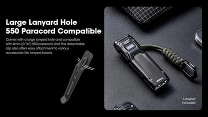 Lampe Torche Nitecore EDC23 - 2500 Lumens rechargeable  NYCTALOPE  