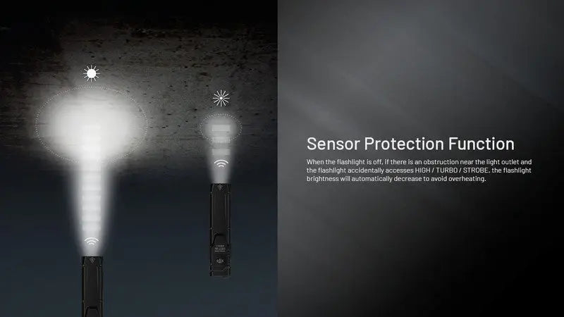 Lampe Torche Nitecore EDC27 UHi - 3100 Lumens rechargeable  NYCTALOPE  