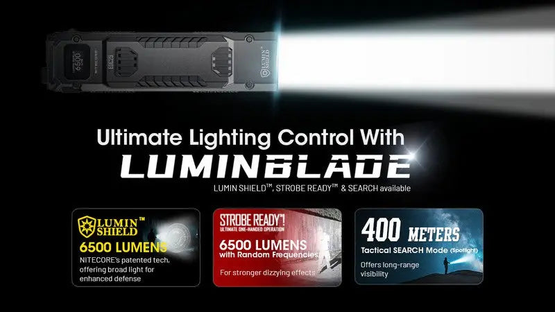 Lampe Torche Nitecore EDC29 – 6500 Lumens rechargeable  NYCTALOPE  