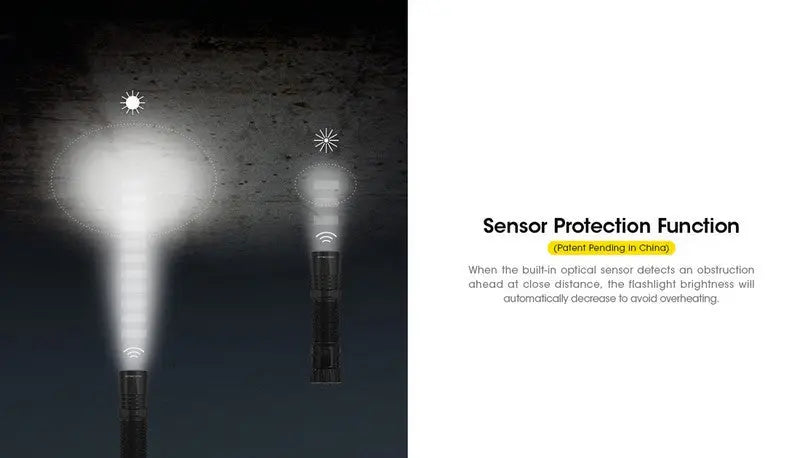 Lampe Torche Nitecore EDC33 – 4000 Lumens - Rechargeable  NYCTALOPE  