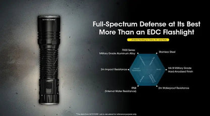 Lampe Torche Nitecore EDC35 - 5000 Lumens rechargeable  NYCTALOPE  