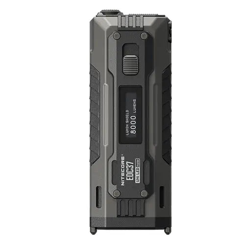 Lampe Torche Nitecore EDC37 8000 Lumens - Rechargeable USB-C - Écran OLED - NYCTALOPE