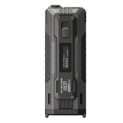 Lampe Torche Nitecore EDC37 8000 Lumens - Rechargeable USB-C - Écran OLED - NYCTALOPE