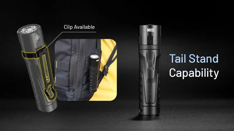 Lampe Torche Nitecore MH15 – 2000 Lumens USB-C rechargeable powerbank  NYCTALOPE  