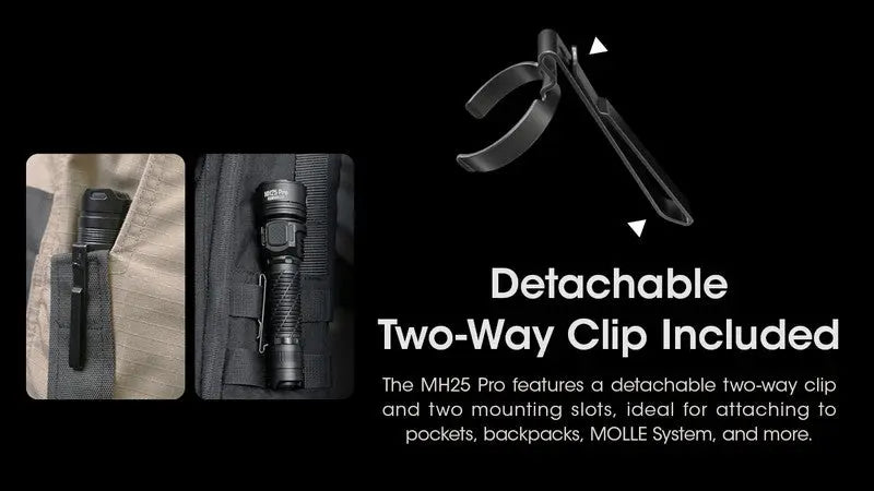 Lampe Torche Nitecore MH25 PRO - 3300 Lumens  NYCTALOPE  